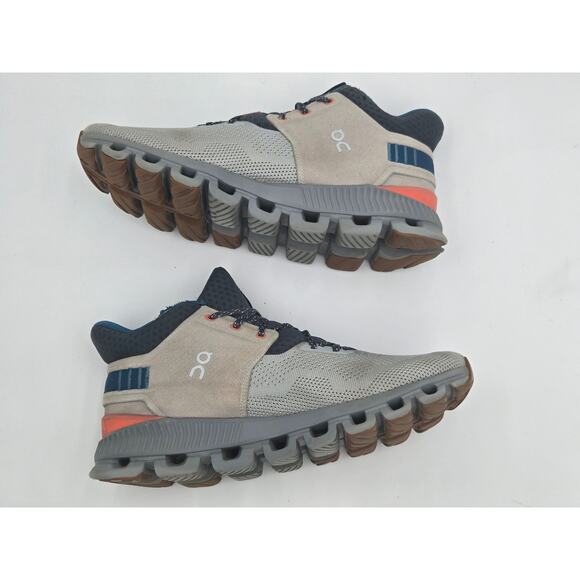 On Women’s Cloud Hi Edge 1 Gray Blue Running Sneakers Size 9.5 Pre-Owned - Picture 5 of 9